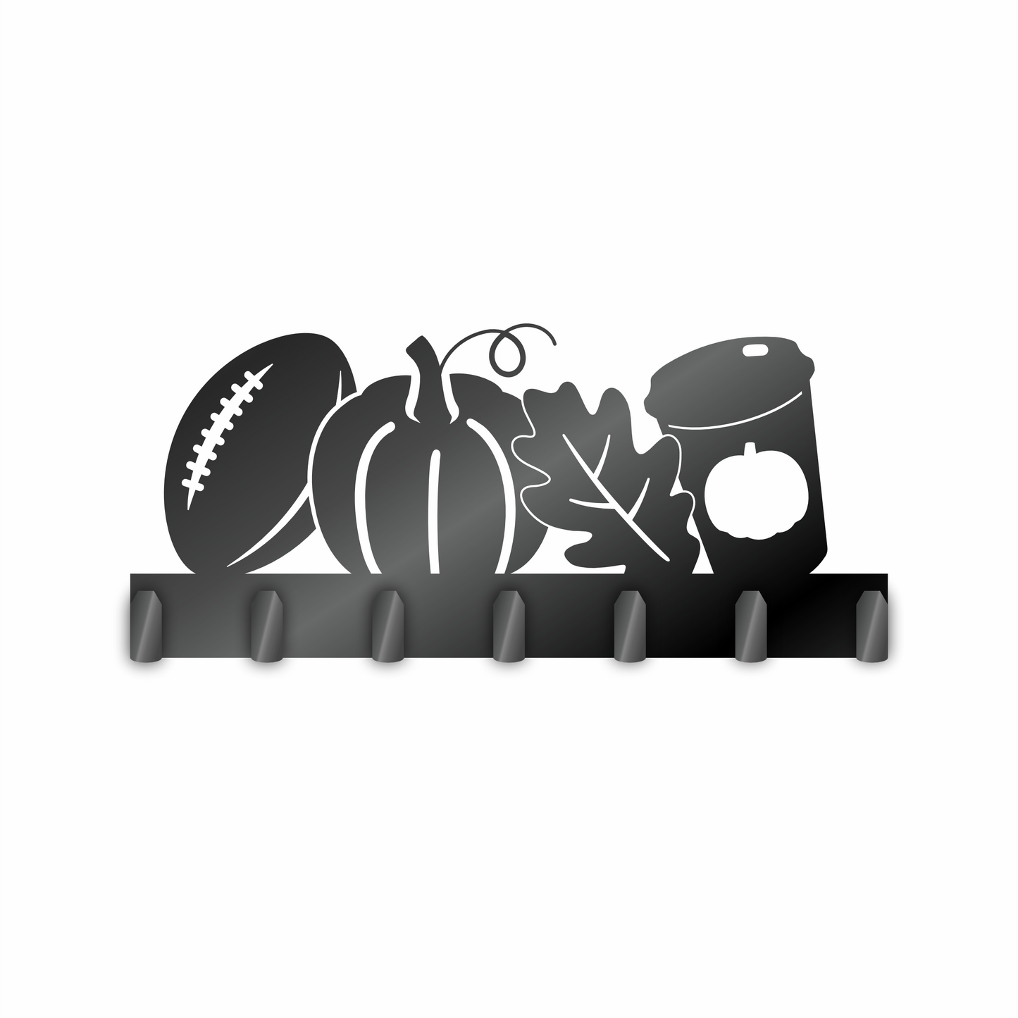 Custom Metal Fall Things Sign with Hooks | 4 Size Options | Up to 30" | 20+ Color Options