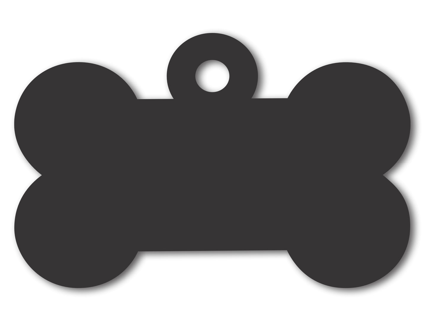 Custom Metal Bone Ornament | 4" to 5" | 20+ Color Options