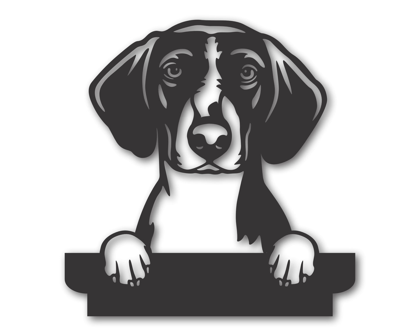 Custom Metal Borador Wall Art - Metal Dog Breed Sign - 20+ Color Options