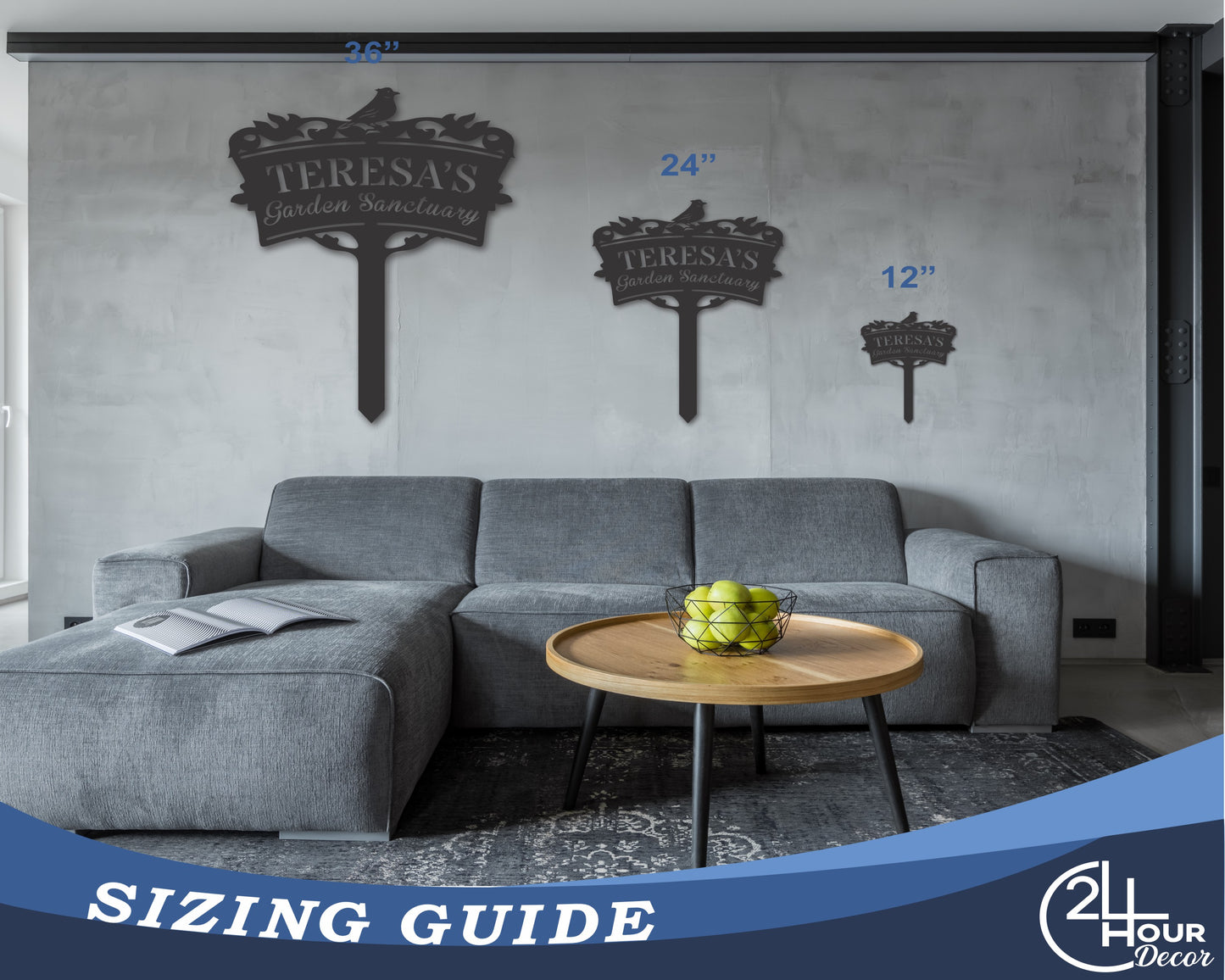 Custom Metal Bird Garden Stake | 20+ Color Options