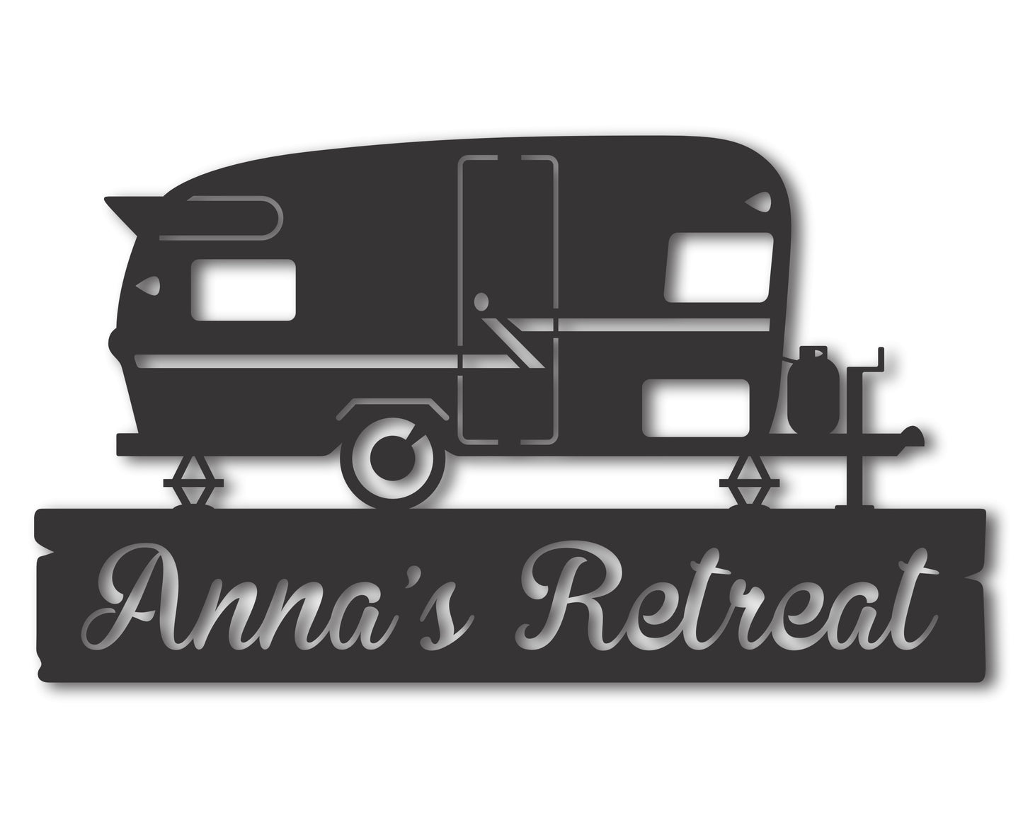 Custom Metal Camper Van Wall Art | 20+ Color Options