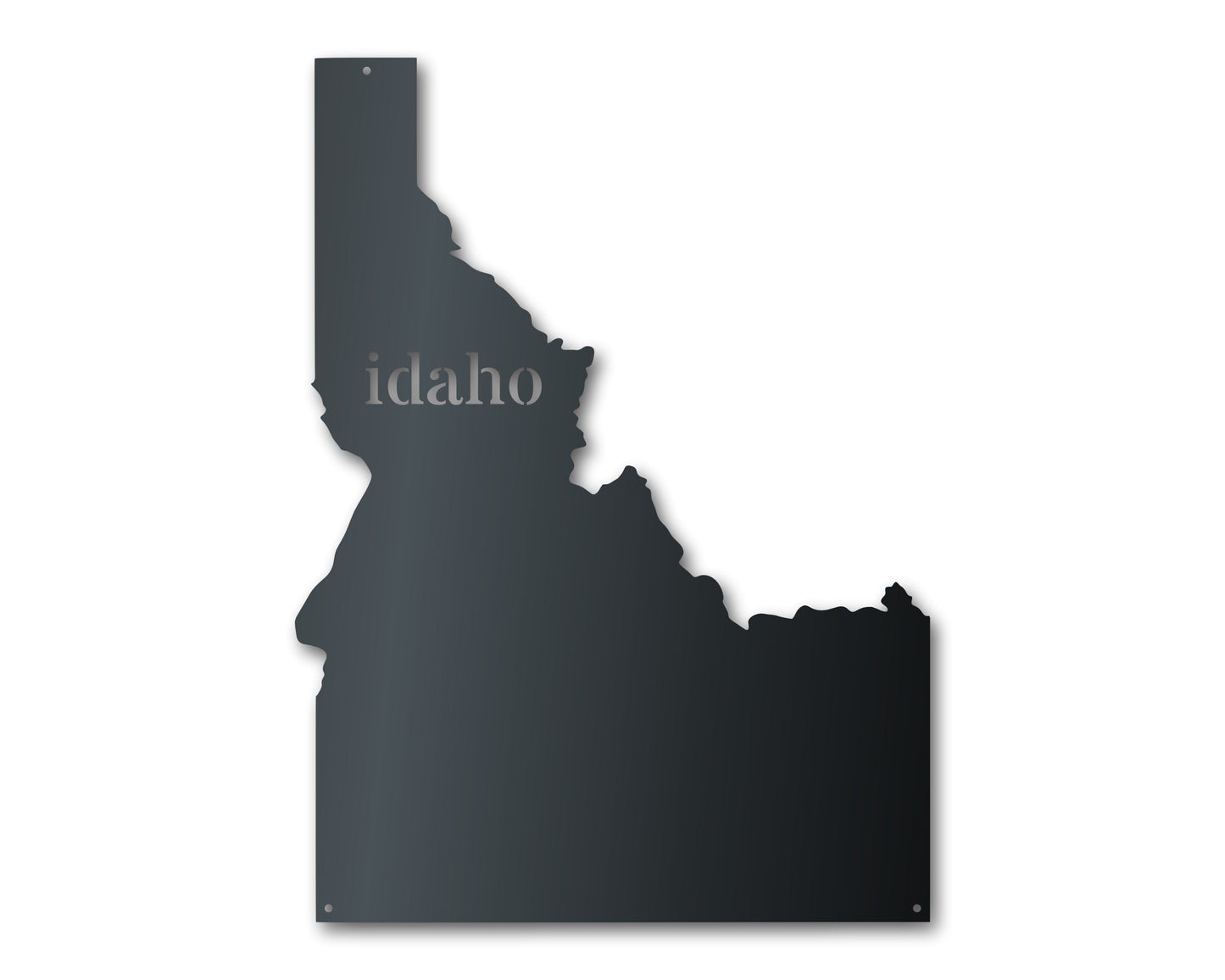 Metal Idaho Wall Art - Custom Metal US State Sign - 20+ Color Options