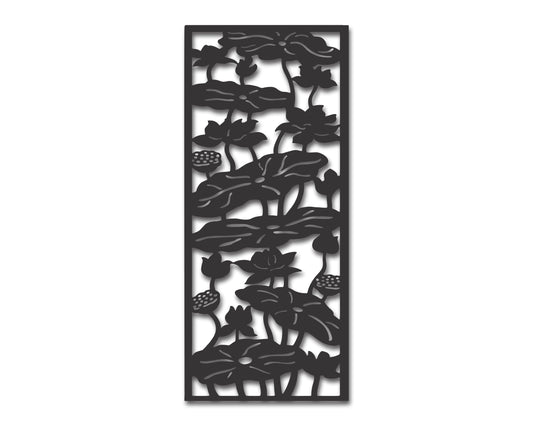 Metal Climbing Flowers Wall Art | 20+ Color Options