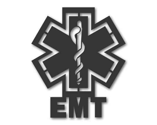 Custom Metal EMS Wall Art | Indoor Outdoor | Up to 46" | 20+ Color Options