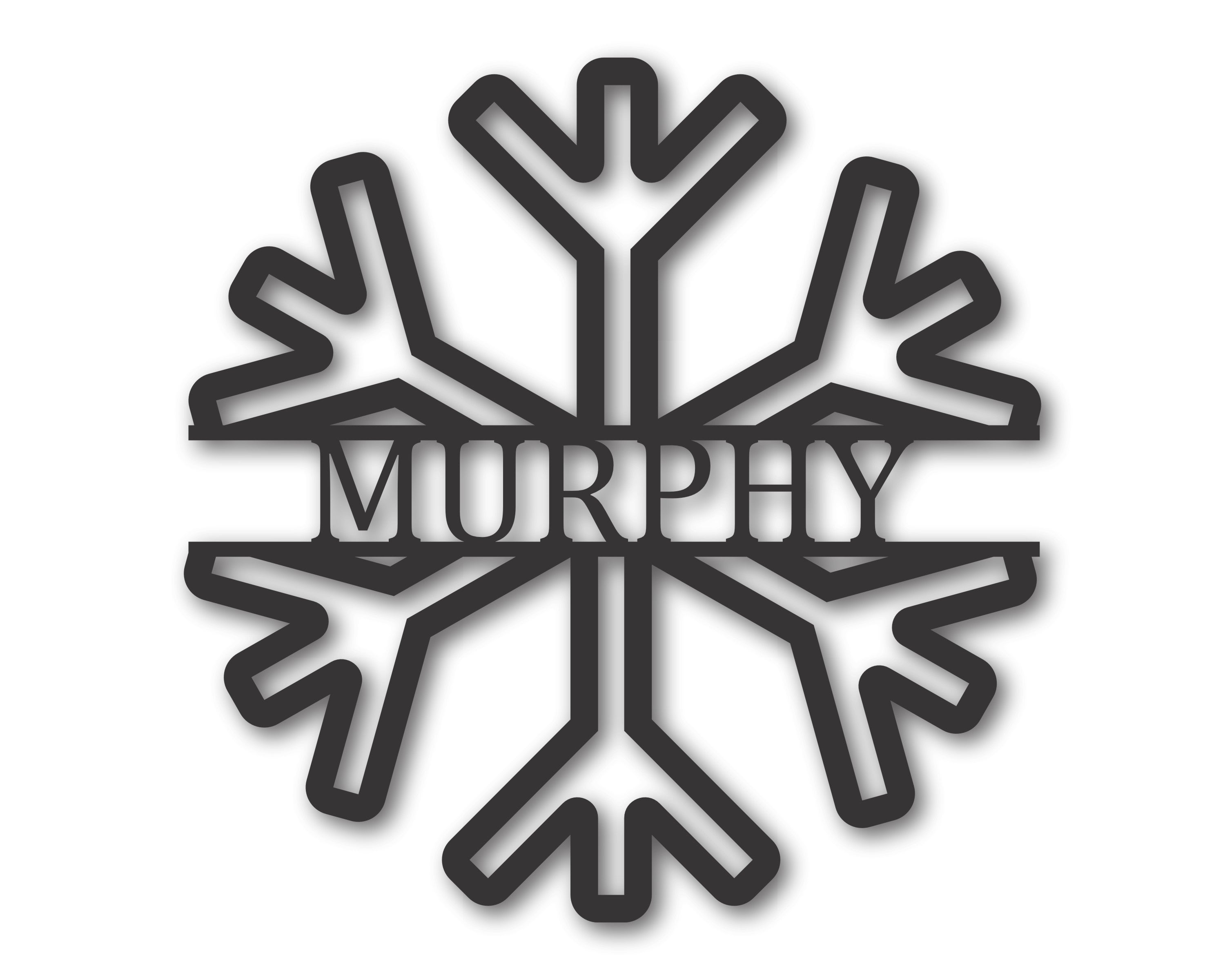 Custom Metal Snowflake Wall Art | Indoor Outdoor | Up to 46