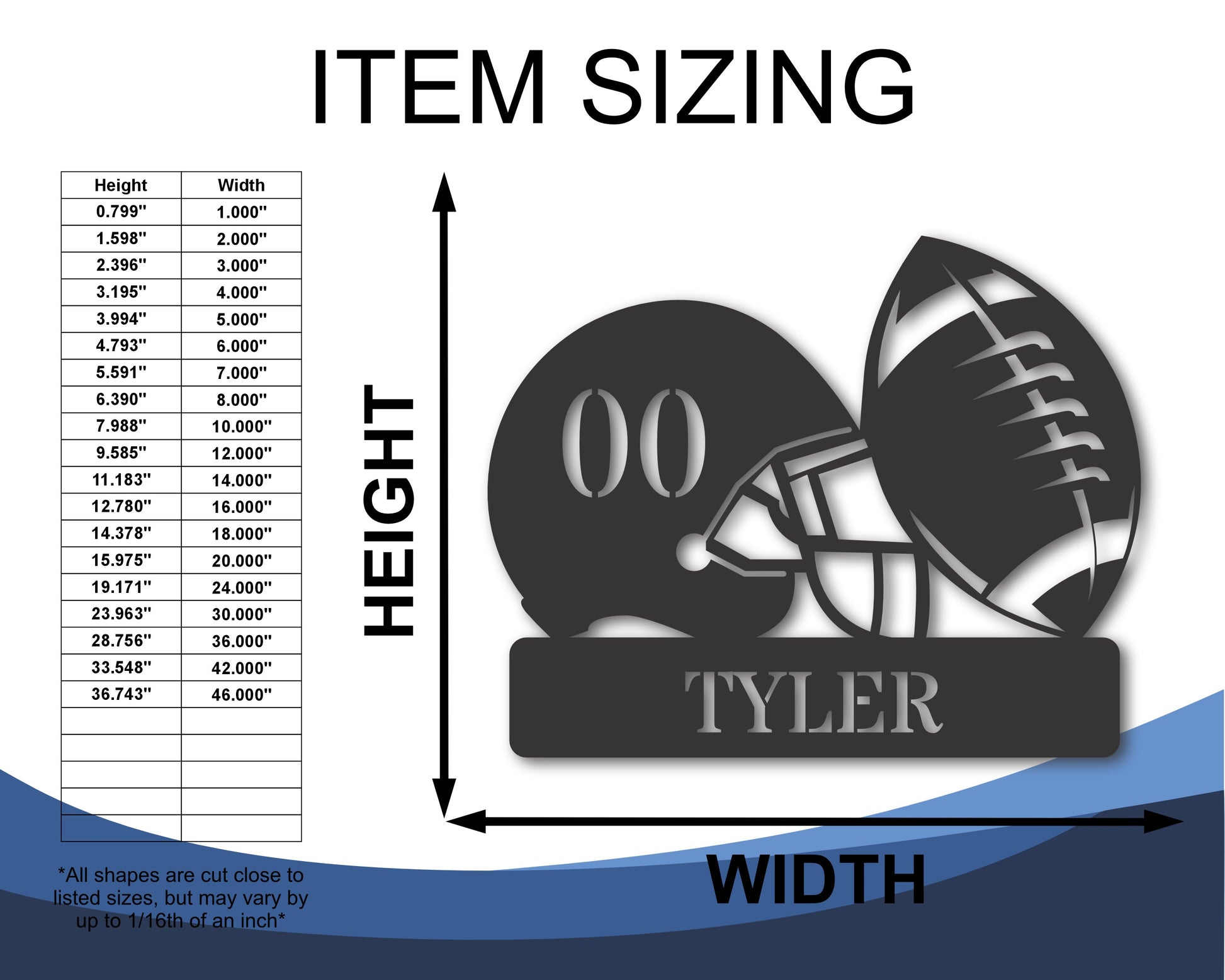 american football helmet size chart Metal Football Helmet Art