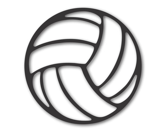 Custom Metal Volleyball Metal Art | Indoor Outdoor | Up to 46" | 20+ Color Options