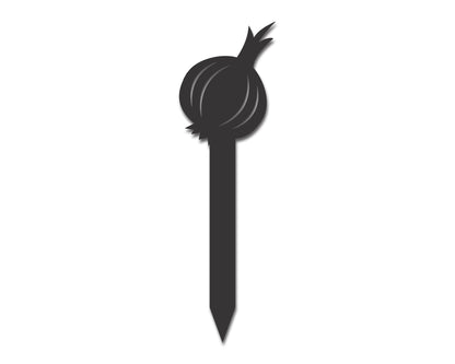 Custom Metal Onion Garden Stake | Indoor Outdoor | Up to 18" | 20+ Color Options