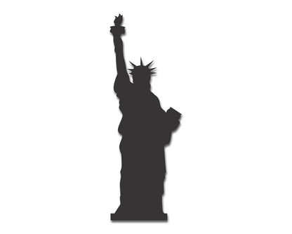 Custom Metal Statue of Liberty Wall Art | Indoor Outdoor | Up to 46" | 20+ Color Options