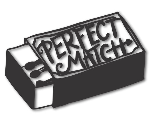 Custom Metal Perfect Match Wall Art | Indoor Outdoor | Up to 46" | 20+ Color Options