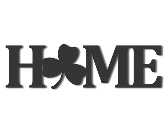 Custom Metal Shamrock Home Wall Art | Indoor Outdoor | Up to 46" | 20+ Color Options