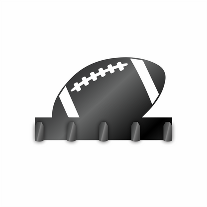 Custom Metal Football Sign with Hooks | 4 Size Options | Up to 30" | 20+ Color Options