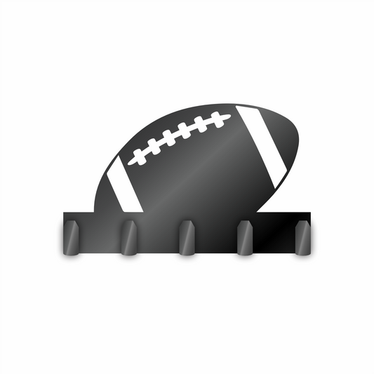 Custom Metal Football Sign with Hooks | 4 Size Options | Up to 30" | 20+ Color Options