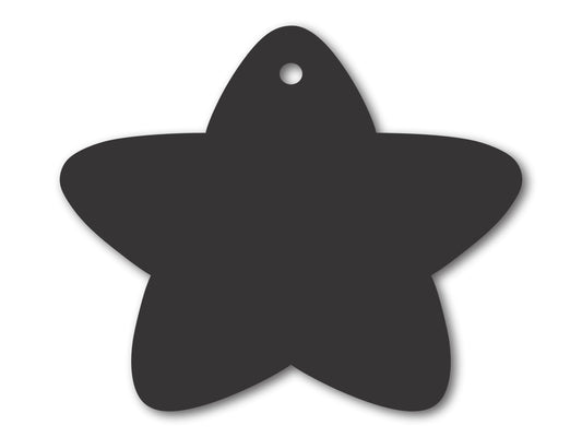 Custom Metal Star Ornament | 4" to 5" | 20+ Color Options