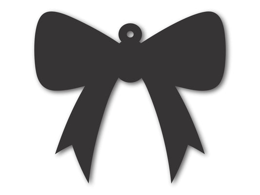 Custom Metal Bow Ornament | 4" to 5" | 20+ Color Options