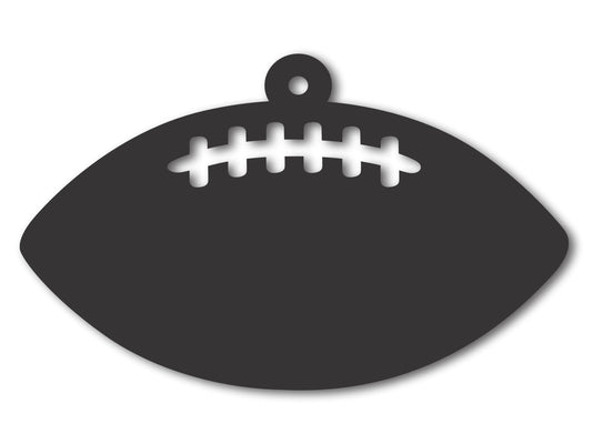 Custom Metal Football Ornament | 4" to 5" | 20+ Color Options