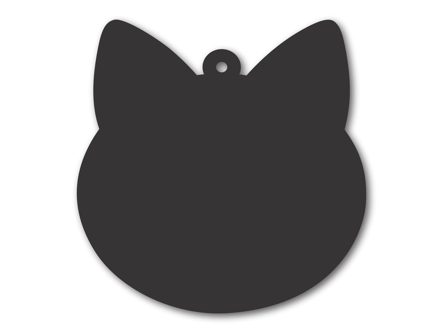 Custom Metal Cat Ornament | 4" to 5" | 20+ Color Options