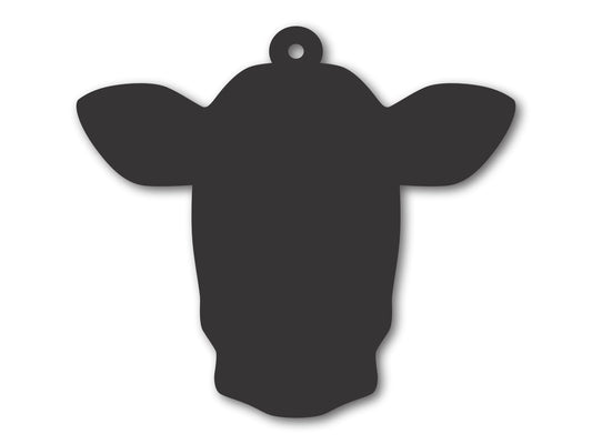 Custom Metal Dairy Cow Ornament | 4" to 5" | 20+ Color Options