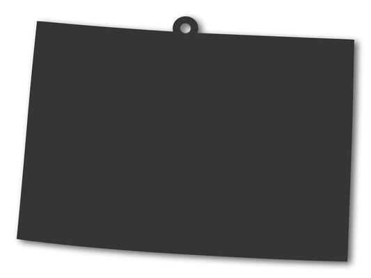 Custom Metal Colorado State Ornament | 4" to 5" | State Ornaments | 20+ Color Options