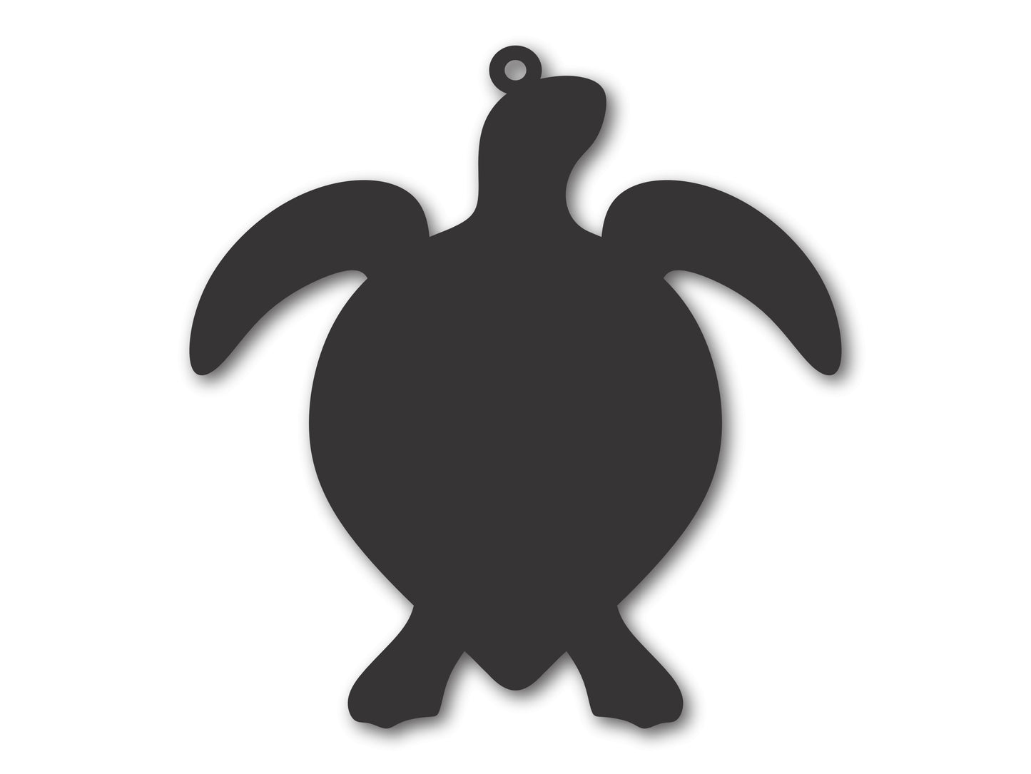 Custom Metal Sea Turtle Ornament | 4" to 5" | State Ornaments | 20+ Color Options