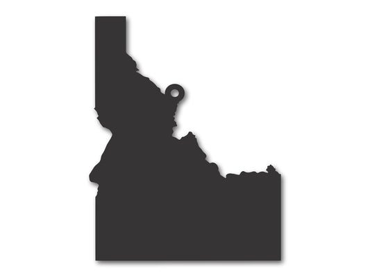 Custom Metal Idaho State Ornament | 4" to 5" | State Ornaments | 20+ Color Options