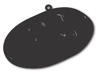 Custom Metal Idaho Potato State Ornament | 4" to 5" | State Ornaments | 20+ Color Options