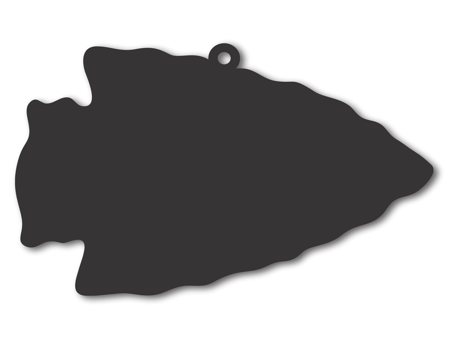 Custom Metal Arrowhead Ornament | 4" to 5" | State Ornaments | 20+ Color Options