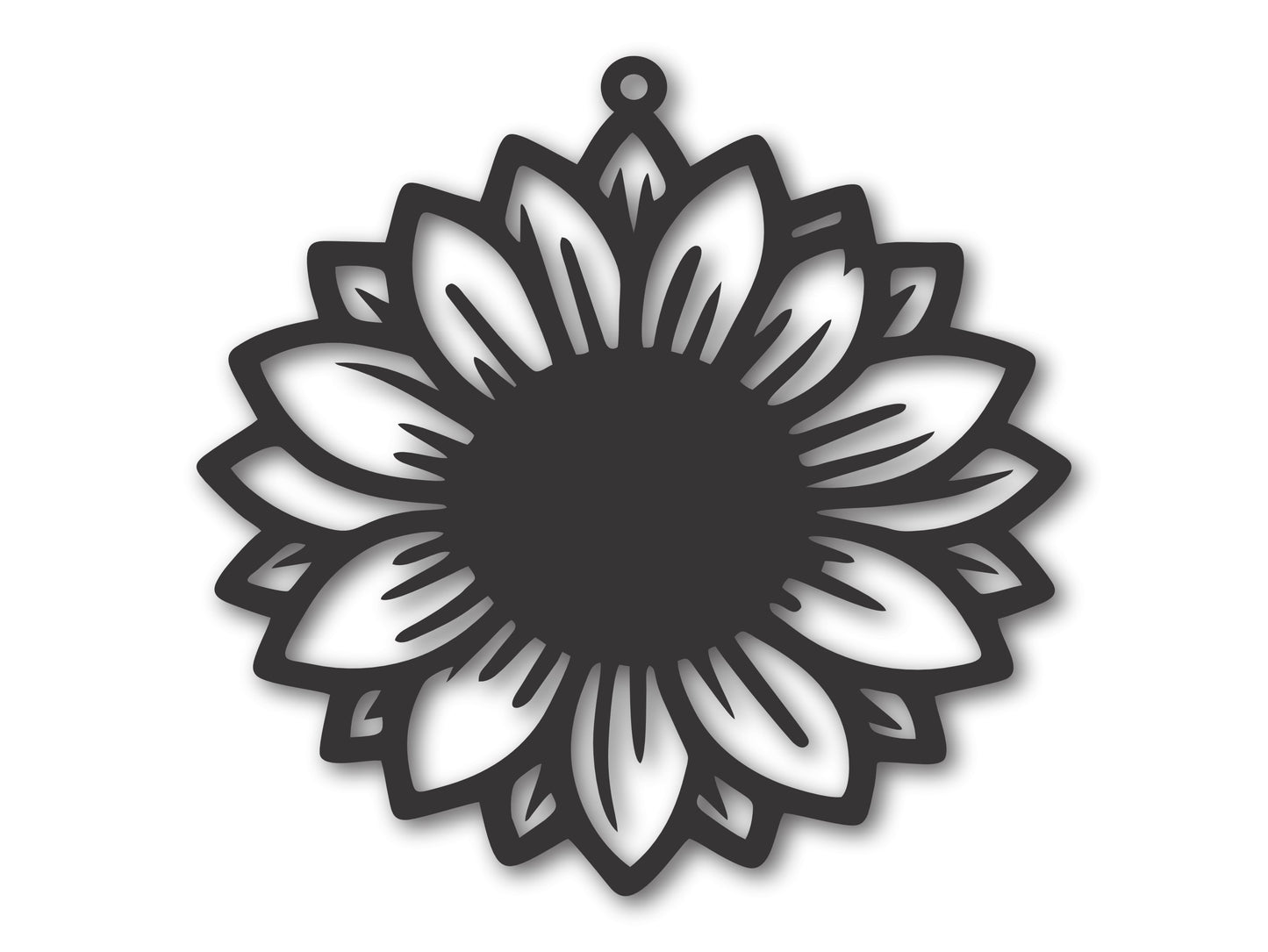 Custom Metal Sunflower Ornament | 4" to 5" | State Ornaments | 20+ Color Options