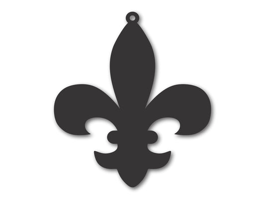 Custom Metal Fleur-de-lis Ornament | 4" to 5" | State Ornaments | 20+ Color Options