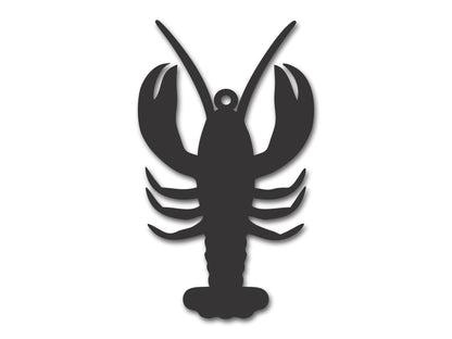 Custom Metal Crawfish Ornament | 4" to 5" | State Ornaments | 20+ Color Options