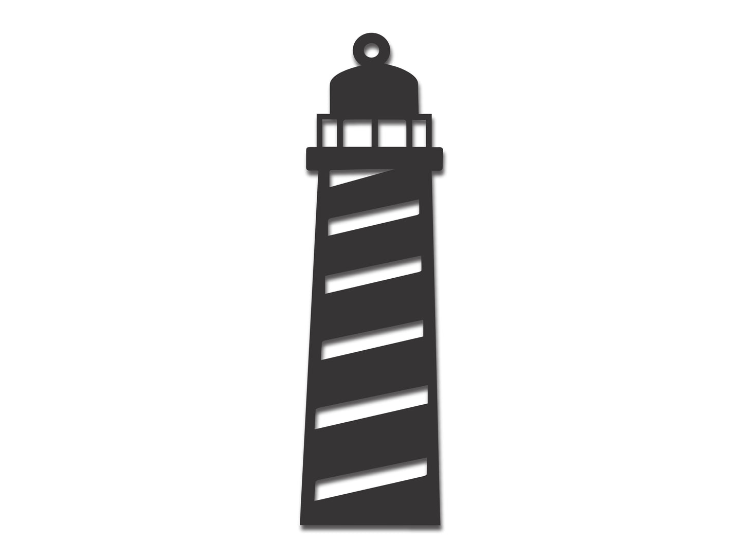 Custom Metal Lighthouse Ornament | 4" to 5" | State Ornaments | 20+ Color Options