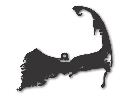 Custom Metal Cape Cod Ornament | 4" to 5" | State Ornaments | 20+ Color Options