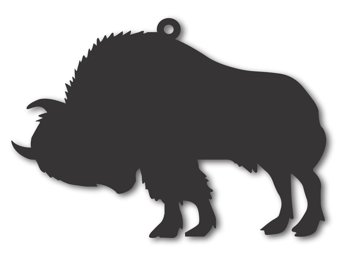 Custom Metal Buffalo Ornament | 4" to 5" | State Ornaments | 20+ Color Options