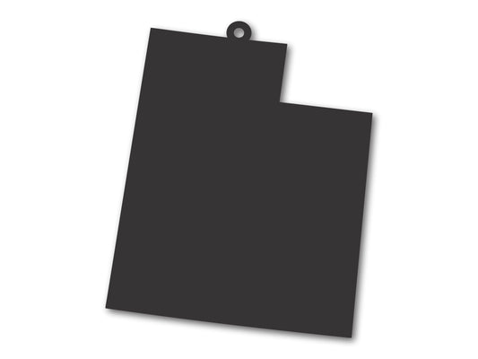 Custom Metal Utah State Ornament | 4" to 5" | State Ornaments | 20+ Color Options