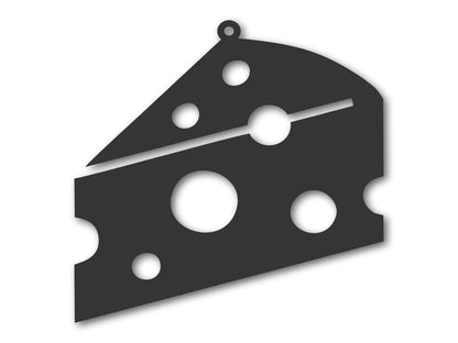 Custom Metal Wisconsin Cheese State Ornament | 4" to 5" | State Ornaments | 20+ Color Options