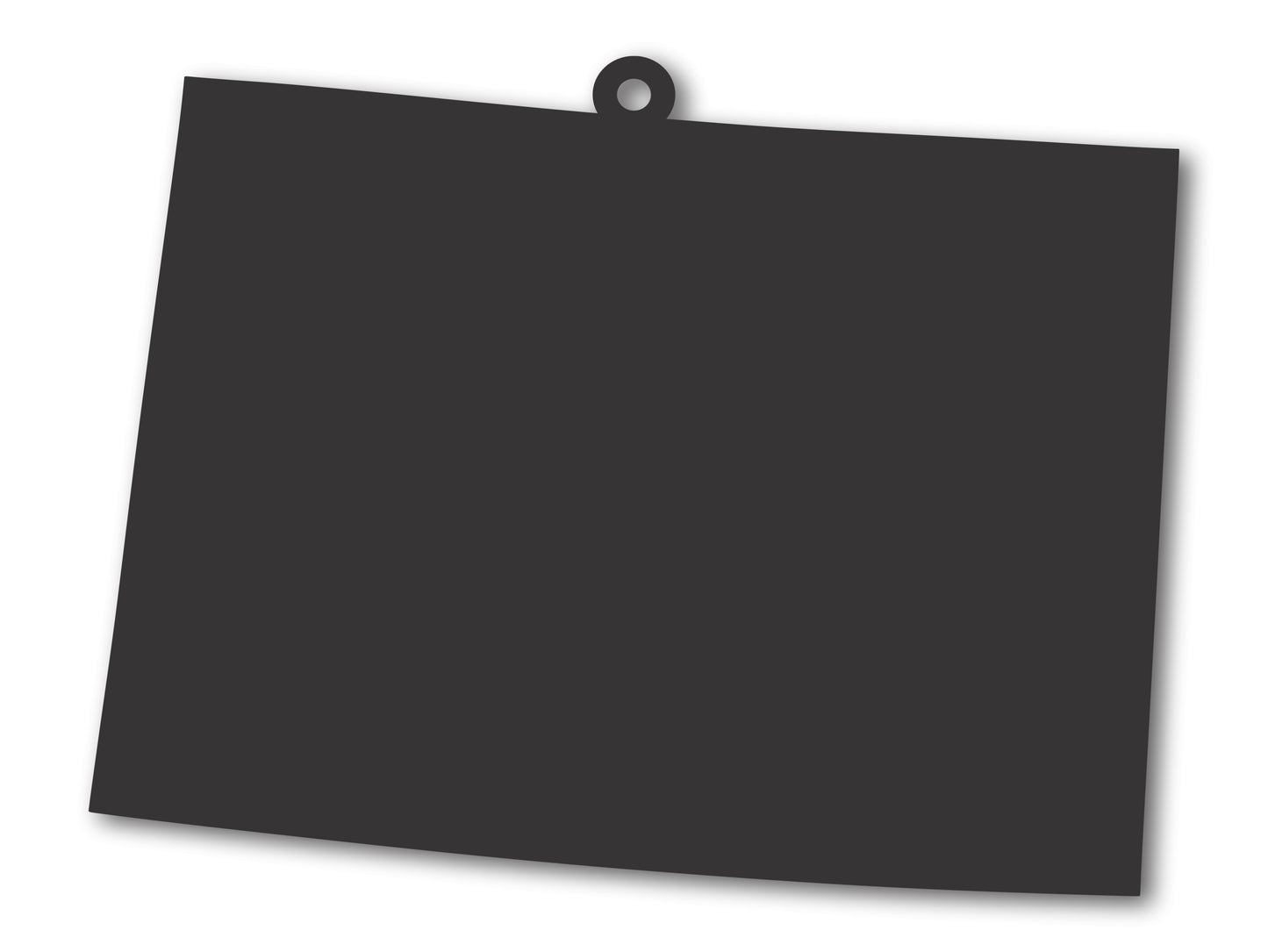 Custom Metal Wyoming State Ornament | 4" to 5" | State Ornaments | 20+ Color Options