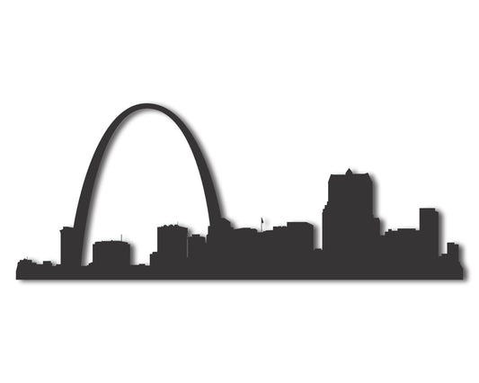 Custom Metal St Louis MO Skyline | 20+ Color Options