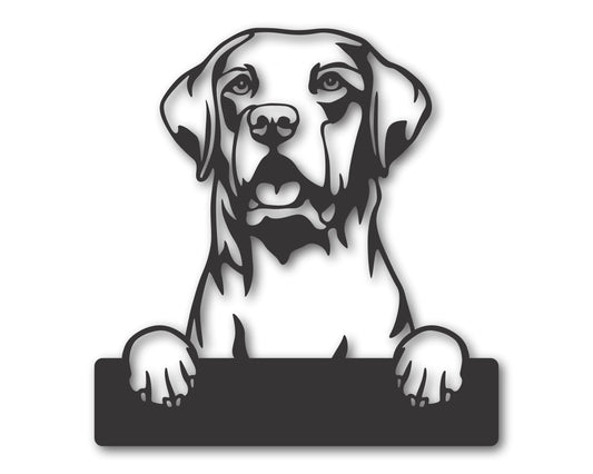 Custom Metal Chesapeake Bay Retriever Wall Art -  Metal Dog Breed Sign - 20+ Color Options
